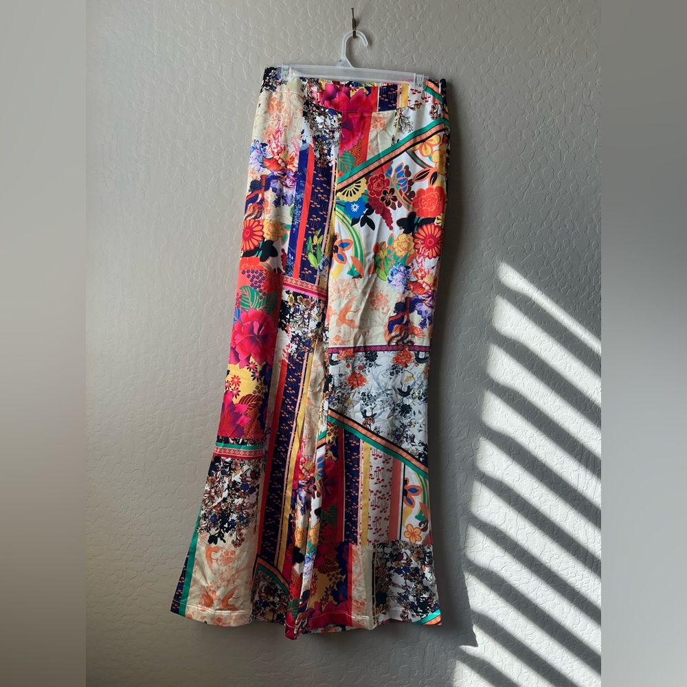 Misa Hylton For INC Satin Flare Pants size Medium